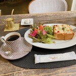 CAFÉ みきょう - ピザトースト コーヒー付き