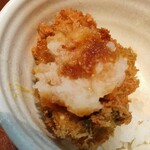 酒肴 新屋敷 - 大根おろしに梅ソース掛けてみたサッパリしてて美味しい