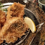 酒肴 新屋敷 - アジフライ…接写