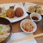 道の駅 めぐみ白山 - 風土ぴあ定食