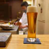 ご馳走 ね音 - 生ビール(マスターズドリーム 700円)
