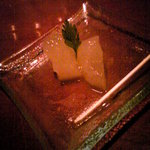 アミスター - 付き出し(冬瓜のブイヨン煮込み)