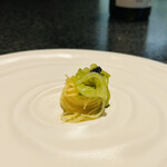 イチリン ハナレ - ◎見た目も美しいアオリイカのカッペリーニ！