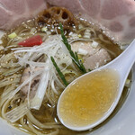 純麺食堂 - スープ
