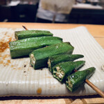 鳥しき - オクラ