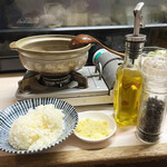 がばちょ - もつ鍋の〆のリゾットセット～♡