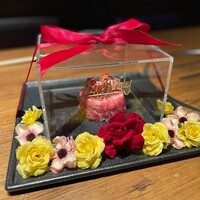 焼肉 うしみつ 恵比寿本店 - 生肉ライスケーキ