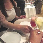 ラ・フェット ひらまつ - 食事のスタート！お疲れ様～♪2013/初訪問