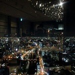 ラ・フェット ひらまつ - 大阪城まで見えた東側の夜景