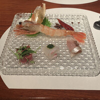 中華割烹 わらじん - 前菜　刺身盛り　中華風のアレンジ