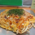 お好み焼 キャベツ - 肉玉うどん