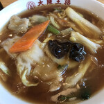 大阪王将 - オススメってあったので　あんかけラーメン