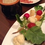 バーカロ デュエ - 野菜のバーニャカウダ