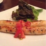 バーカロ デュエ - 蟹と海老とホタテの自家製ソーセージ