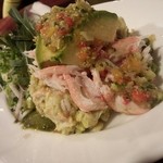 アンフォラ - 蟹身とアボガド　２種の麦和えサラダ　¥850