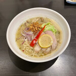 麺処まるは RISE - らの道限定「クラムグリーンカレー麺」