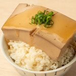tofu tea rice