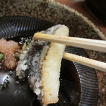 ひらまつ食堂 - メイタガレイの唐揚げ。ポン酢で頂きました。