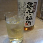 Fukufukutei - 蔵元の梅酒 ソーダ割り 650円(税込)　(2022.10)　　　　　　