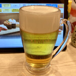 回転寿司みさき - 生ビール