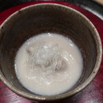 さかずき屋 - 牡蠣(カキえもん)と蕪のすり流し 2022.11月