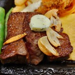 レストラン カタヤマ - A5ランク前沢牛ステーキ150g。ミディアムで。