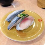 丸寿司 - 光り物三種