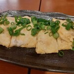 広島焼き ののすけ - エビすき焼き580円　プリプリの海老にエスニックさを感じる塩タレが◎