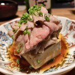 酒家 の元 - 肉豆腐 卵黄 八角の香り