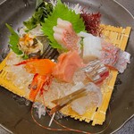 味のおもてなし 浜 - お造り盛り合わせ