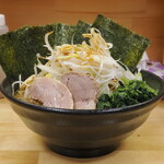 ラーメン 三亀 - 三亀ラーメン＋ネギ＝ネギラーメン