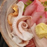 さかなや工房海鮮蔵 - 厚切り海鮮丼左