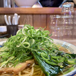 中華蕎麦 春馬 - 九条ねぎシャキシャキ✨✨✨