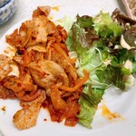 ゆたか食堂 - 豚キムチ炒め