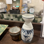 金町製麺 - 上喜元　燗酒　800円