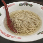 金町製麺 - ミニ柚子塩かけそば