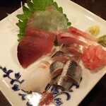 金町製麺 - 刺身盛