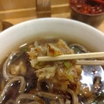 一〇そば - ゴロッとしたニンニク