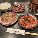 味ん味ん - 牛カルビ、豚カルビ、ハラミ