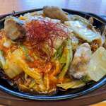 ガスト　 - 牡蠣のピリ辛あんかけ焼きそば（税込989円）(2022/10)