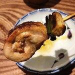 やき鳥 卍郎 - 日本一デカイねぎま