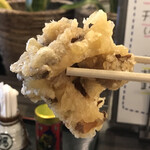 讃岐うどん 白庵 - 舞茸天、にゅ～～ん！