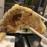 讃岐うどん 白庵 - かぼちゃ天、にゅ～～ん！