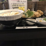 讃岐うどん 白庵 - 天ぷらセット　1,200円(税込)　※横からも
