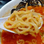 食堂 はせ川 - 東京製麺の中太麺