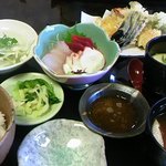 すし・うどんすき　久松 - お寿司と天ぷら定食