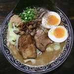 獅子吼 - 男ラーメン（780円）＋玉子（100円）