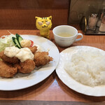 Kukku - カキフライ定食　950円（税込）