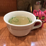 Kukku - 最初にスープ　※我慢できずに、少し飲んでしまう