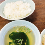 みどり園 - 定食ライス・スープ